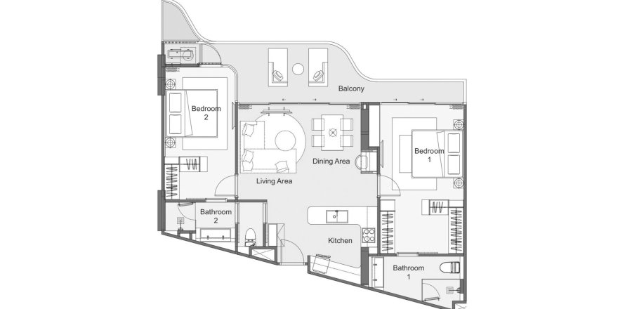 Sobre plano Laguna Golf Residences Hibiscus en Phuket, Tailandia № 133330 - foto 1