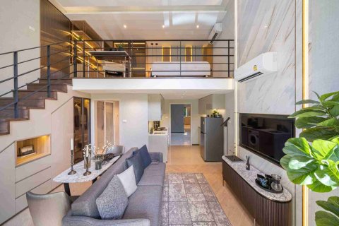 Condominio de 1 dormitorio en Thonburi, Bangkok, Tailandia № 208792 - foto 4