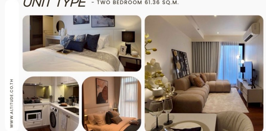 Condo à Sathon, Bangkok, Thaïlande, 2 chambres  № 222413