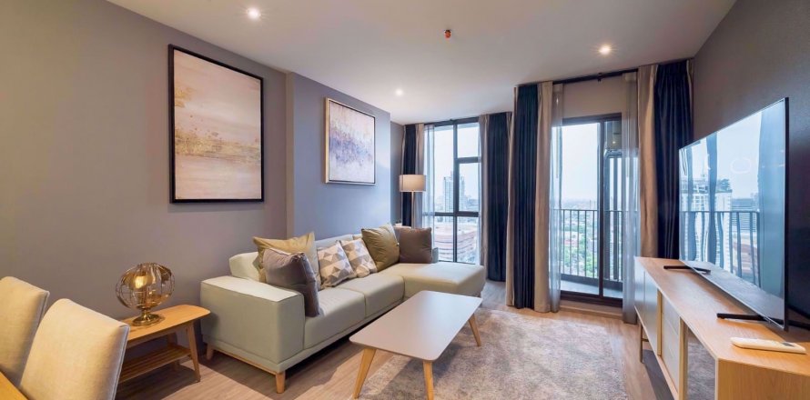 Condo in Bangkok, Thailand, 3 bedrooms in RHYTHM EKKAMAI ESTATE № 47474