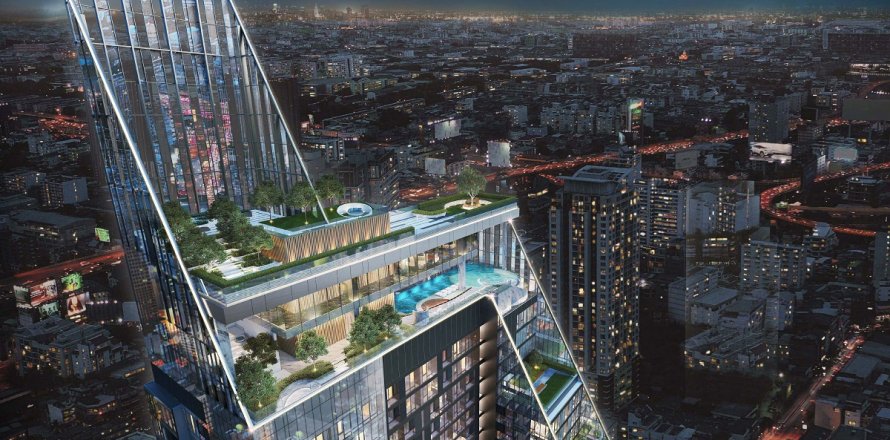 Condominio de 1 dormitorio en Phaya Thai, Bangkok, Tailandia № 165462