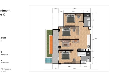 Condominio de 3 dormitorios en Rawai, Tailandia № 165463 - foto 13