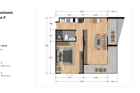 Condominio de 1 dormitorio en Rawai, Tailandia № 165466 - foto 18
