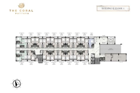 Eigentumswohnung in Pattaya, Thailand, 3 Schlafzimmer  № 165811 - Foto 17
