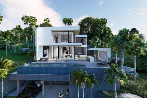 Villa à Ko Samui, Thaïlande 4 chambres № 158975