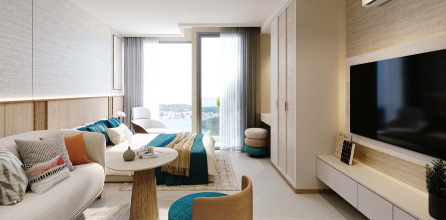 Apartamento de 1 dormitorio en Vibe Residence, Phuket, Tailandia № 158871