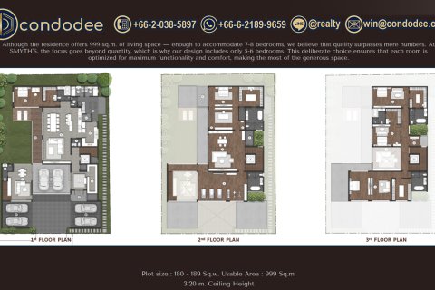 Casa de 5 dormitorios en Bangkok, Tailandia № 149679 - foto 5