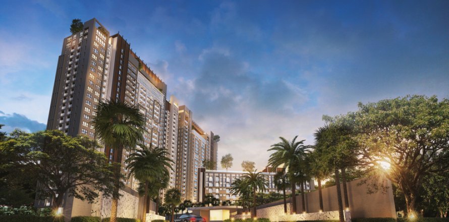 Apartamento de 2 habitaciones en Pattaya, Tailandia № 205817