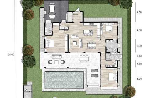 Chalet de 3 dormitorios en Hua Hin, Tailandia № 169808 - foto 18