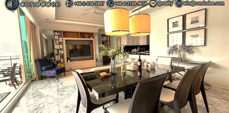 Condominio de 3 dormitorios en Watthana, Bangkok, Tailandia № 201394