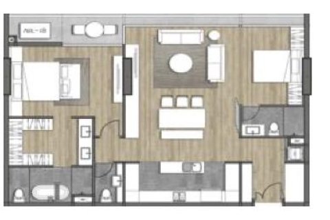 Condominio de 2 dormitorios en Bangkok, Tailandia № 166863 - foto 23