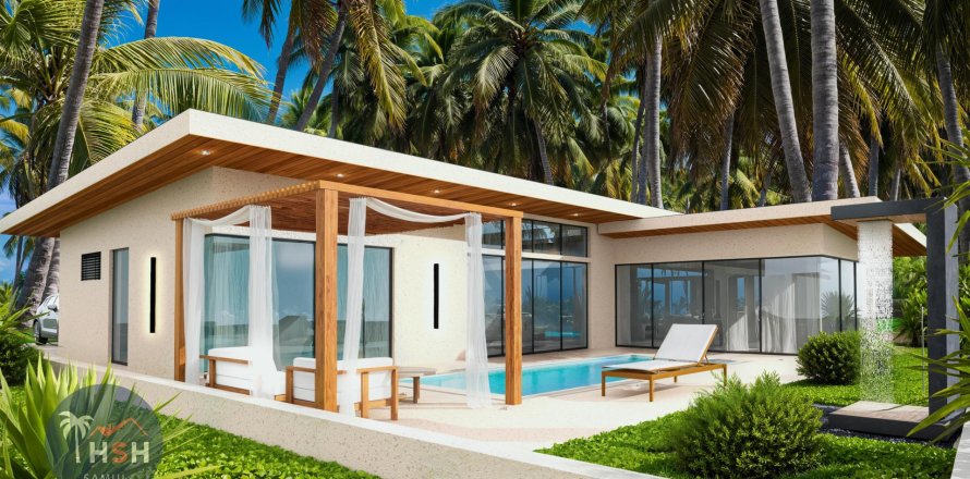 Villa à Ko Samui, Thaïlande 3 chambres № 179901
