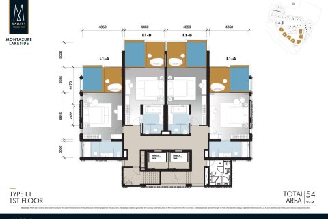 Condo à Kamala, Thaïlande, 1 chambre № 166878 - photo 21