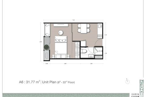 Condominio de 1 dormitorio en Bangkok, Tailandia № 166875 - foto 14