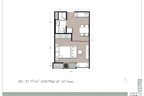 Condominio de 1 dormitorio en Bangkok, Tailandia № 166875 - foto 12
