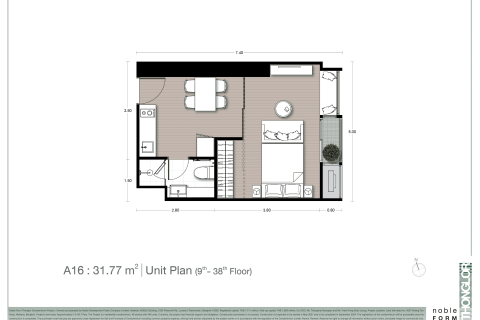 Condominio de 1 dormitorio en Bangkok, Tailandia № 166875 - foto 18