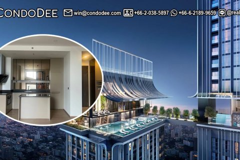 Condo in Watthana, Bangkok, Thailand, 3 bedrooms  № 200977