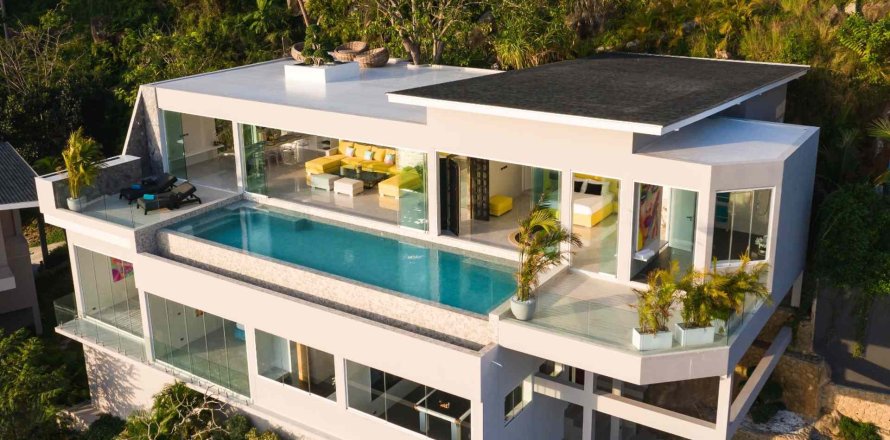 Villa on Chaweng Beach, Ko Samui, Thailand 5 bedrooms № 180266