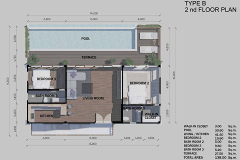 Chalet de 3 dormitorios en Ko Samui, Tailandia № 180069 - foto 12
