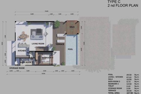 Chalet de 3 dormitorios en Ko Samui, Tailandia № 180069 - foto 13