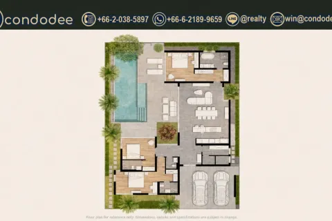House in Bangkok, Thailand 3 bedrooms № 233150 - photo 7