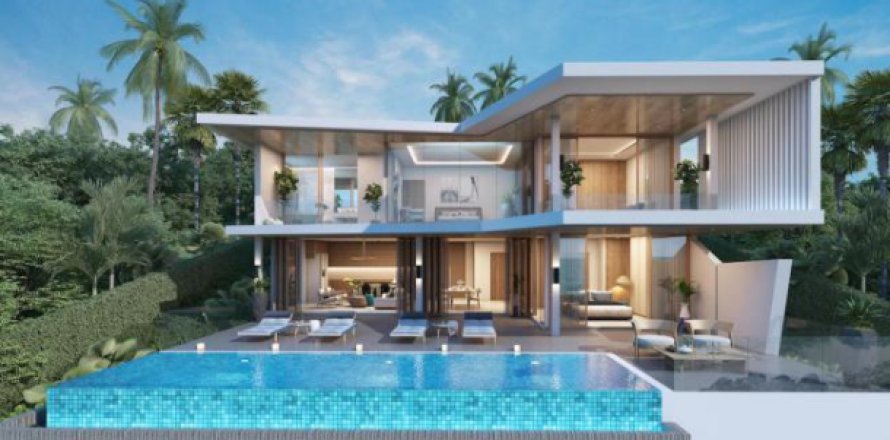 Chalet de 4 dormitorios en Ko Samui, Tailandia № 193879