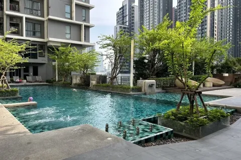 Studio in the Condo in Huai Khwang, Bangkok, Thailand  № 167291 - Foto 9