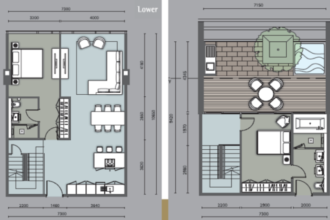 Condo à Bangkok, Thaïlande, 2 chambres № 180958 - photo 22