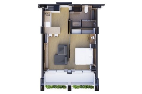Condominio de 1 dormitorio en Layan Beach, Tailandia № 166142 - foto 10