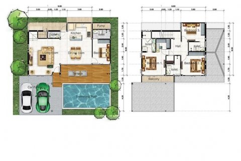 Casa de 4 dormitorios en Pattaya, Tailandia № 63371 - foto 11