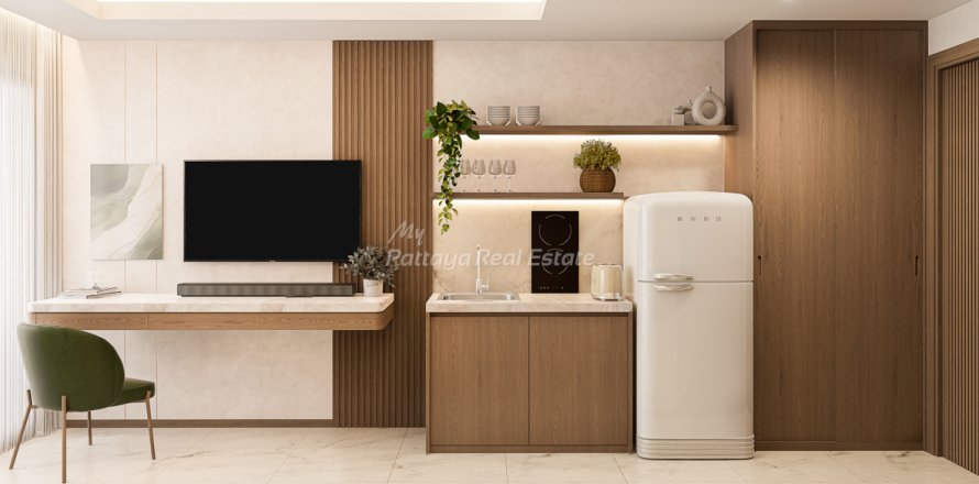 Estudio en el condominio en Pattaya, Tailandia № 205080