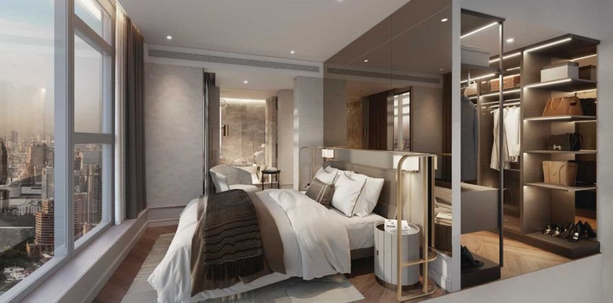Apartamento de 1 dormitorio en The Residences 38, Khlong Toei, Bangkok, Tailandia № 133527