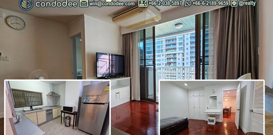 Condo à Watthana, Bangkok, Thaïlande, 2 chambres № 201195