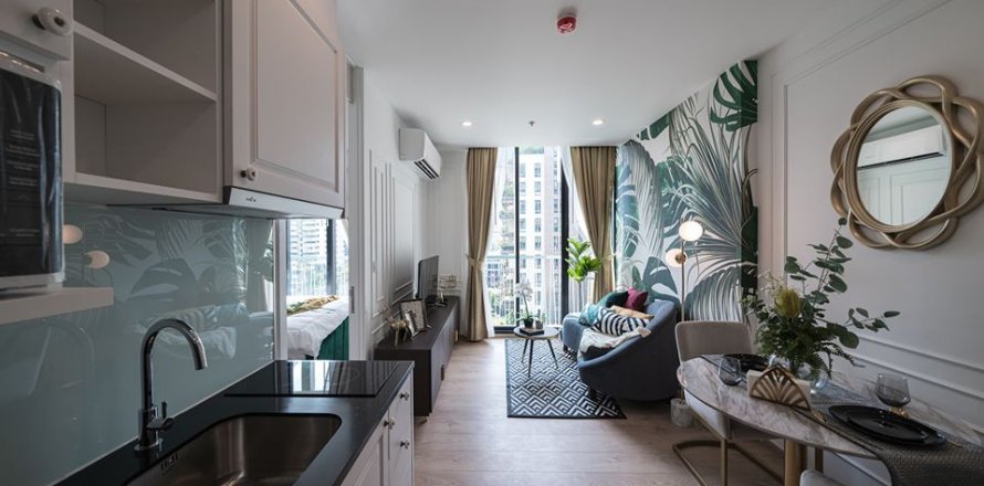 Condo à Bangkok, Thaïlande, 1 chambre № 143763