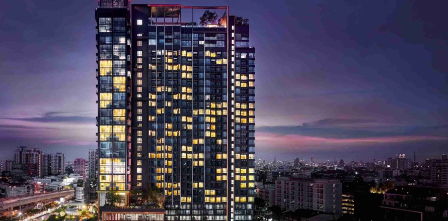Estudio en el condominio en Bangkok, Tailandia № 183270