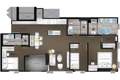 Condominio de 3 dormitorios en Sathon, Bangkok, Tailandia № 134083 - foto 10