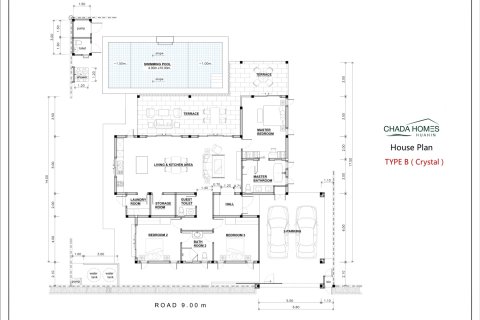 Villa in Hua Hin, Thailand 3 Schlafzimmer № 169844 - Foto 29