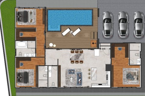 Chalet de 4 dormitorios en Pattaya, Tailandia № 203502 - foto 15