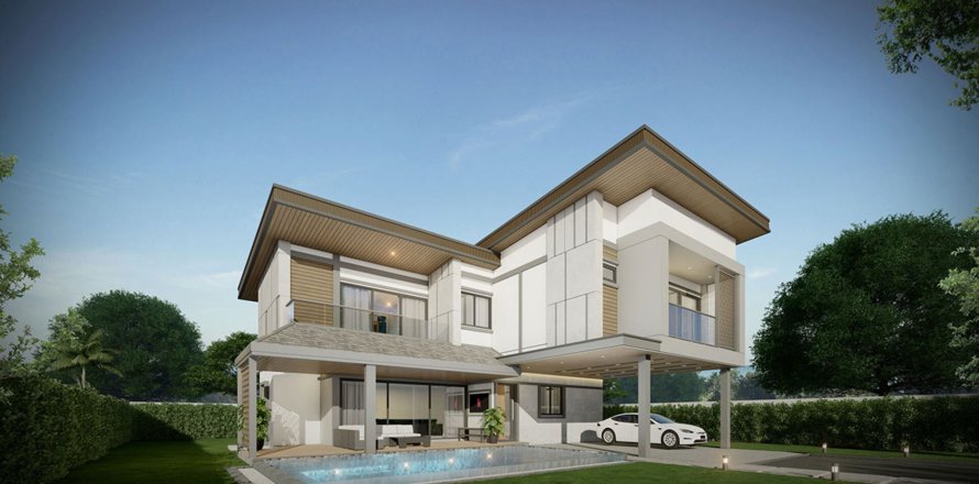 Chalet de 3 dormitorios en Pattaya, Tailandia № 203498