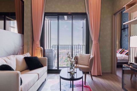 Condo à Bangkok, Thaïlande, 1 chambre à The Line Sukhumvit 101  № 111431