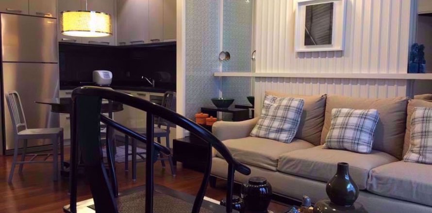Condo à Bangkok, Thaïlande, 1 chambre à Quattro by Sansiri № 111429