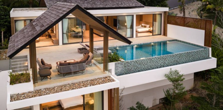 Chalet de 3 dormitorios en Surat Thani, Tailandia № 150454
