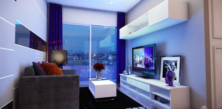 Estudio en el condominio en Pattaya, Tailandia № 204418