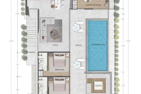 Casa de 4 dormitorios en Ko Samui, Tailandia № 117097 - foto 7