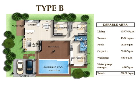 Chalet de 3 dormitorios en Hua Hin, Tailandia № 168498 - foto 27