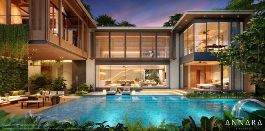 Chalet de 4 dormitorios en Phuket, Tailandia № 191104
