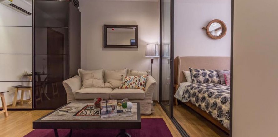 Кондоминиум с 1 спальней в Бангкоке, Таиланд в Hasu Haus № 111401