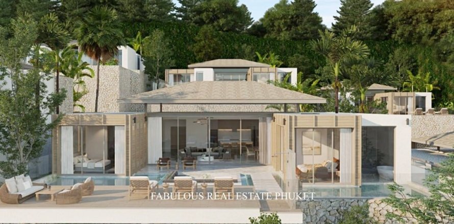 Chalet de 4 dormitorios en Kamala, Tailandia № 179653