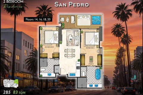 Condominio de 2 dormitorios en Pattaya, Tailandia № 165044 - foto 13
