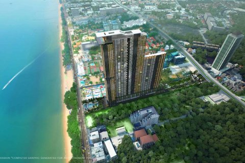 Eigentumswohnung auf Jomtien Beach, Pattaya, Thailand, 1 Schlafzimmer  № 166843 - Foto 16